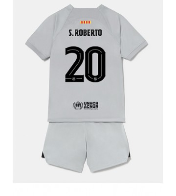 Barcelona Sergi Roberto #20 Tredjedraktsett Barn 2022-23 Kortermet (+ Korte bukser)